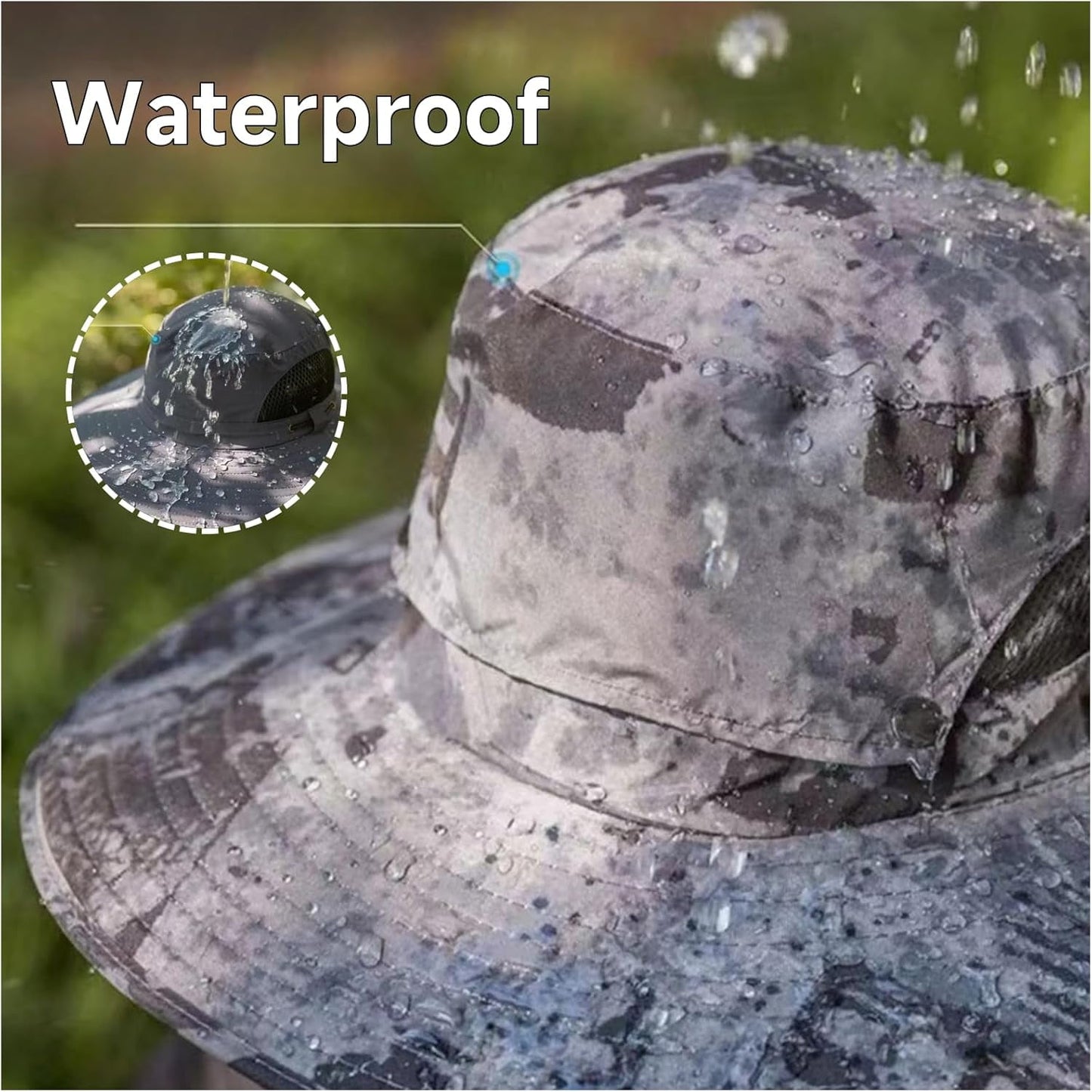 Outdoor Wide Brim Sun Hat with Solar Fan, Solar & USB Charging,Outdoor Fishing Hat,Hat with Fan,Solar Fan Hat Upf50+